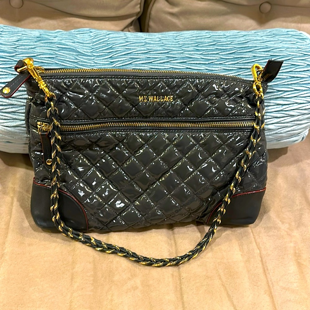 MZ Wallace Crossbody Bag in Lacquer (Patent) Finish
